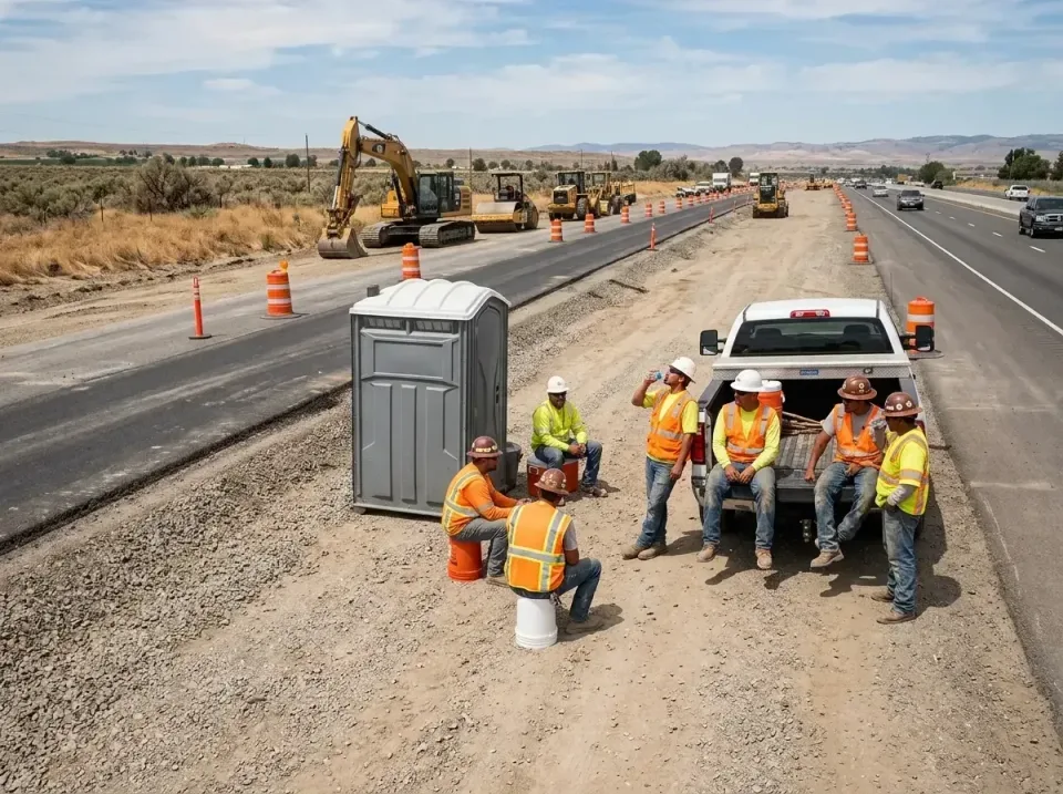 highway-road-construction-crew-007 — frequently asked questions, Porta Potty and Restroom Rentals in Putnamville, IN